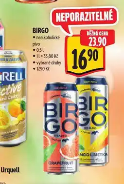 Albert Birgo nealkoholické pivo nabídka