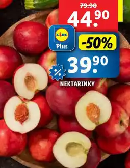 Lidl Nektarinky nabídka