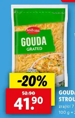 Lidl Gouda strouhaná nabídka