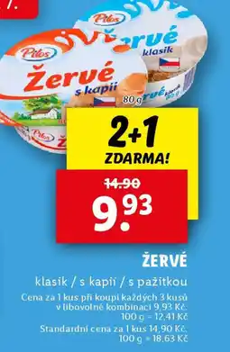 Lidl Žervé nabídka