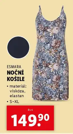 Lidl ESMARA Noční košile nabídka