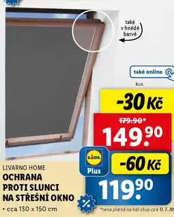 Lidl LIVARNO HOME Ochrana proti slunci na střešní okno nabídka