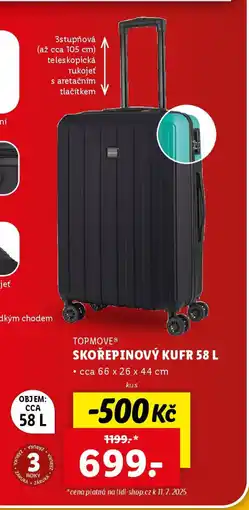 Lidl TOPMOVE® Skořepinový kufr nabídka