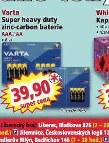 Norma Varta super heavy duty baterie nabídka