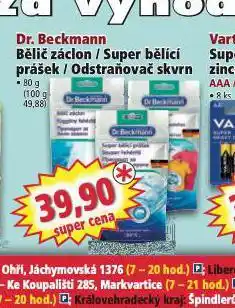 Norma Dr. beckmann super belicí prášek nabídka