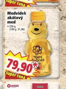 Norma Medvídek akátový med nabídka