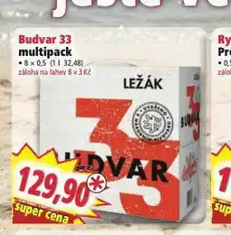 Norma Pivo budvar 33 multipack nabídka
