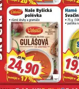 Norma Vitana naše bystřická polévka nabídka