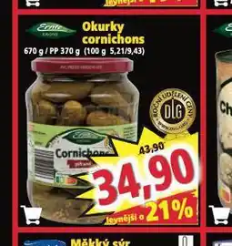 Okurky cornichona