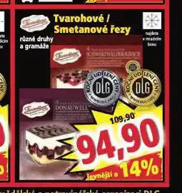 Norma Tvarohové / smetanové řezy nabídka