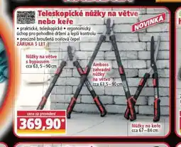 Norma Teleskopické nůžky na větve a keře nabídka