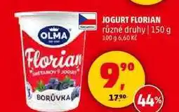 Penny Market OLMA JOGURT FLORIAN různé druhy, 150 g nabídka