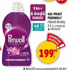 Penny Market GEL PRACÍ PERWOLL různé druhy, 2 l nabídka