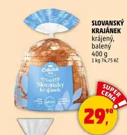 Penny Market SLOVANSKÝ KRAJÁNEK krájený, balený, 400 g nabídka