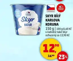 Penny Market SKYR BÍLÝ KARLOVA KORUNA, 150 g nabídka
