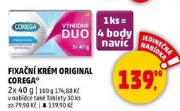 Penny Market FIXAČNÍ KRÉM ORIGINAL COREGA, 2x 40 g nabídka