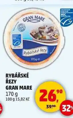 Penny Market RYBÁŘSKÉ ŘEZY GRAN MARE, 170 g nabídka