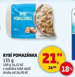 Penny Market RYBÍ POMAZÁNKA, 135 g nabídka