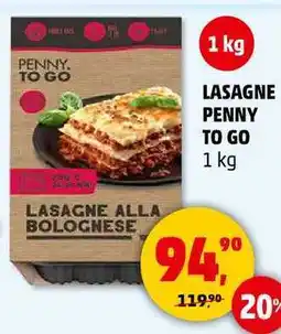 Penny Market LASAGNE PENNY TO GO, 1 kg nabídka