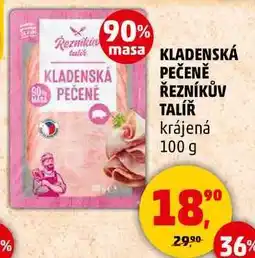 Penny Market KLADENSKÁ PEČENĚ ŘEZNÍKŮV TALÍŘ krájená, 100 g nabídka