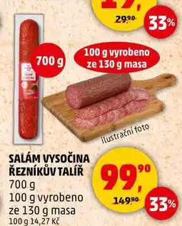 Penny Market SALÁM VYSOČINA REZNÍKŮV TALÍŘ, 700 g nabídka