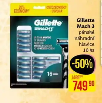 Teta Gillette Mach 3 nabídka