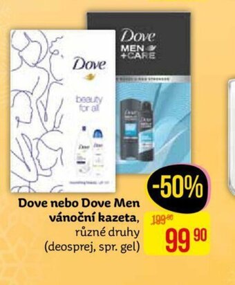 Teta Dove nebo Dove Men nabídka