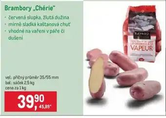 Makro Brambory Chérie 1kg nabídka