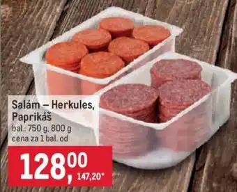 Makro Salám Herkules, Paprikáš 750-800g nabídka