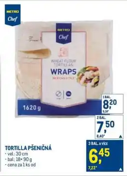 Makro Tortilla pšeničná nabídka