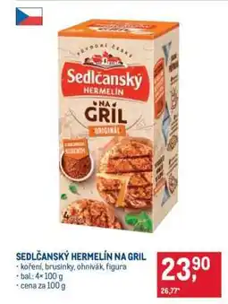 Makro Sedlčanský hermelín na gril nabídka