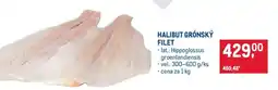 Makro Halibut grónský filet nabídka