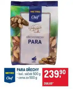 Makro Para ořechy nabídka