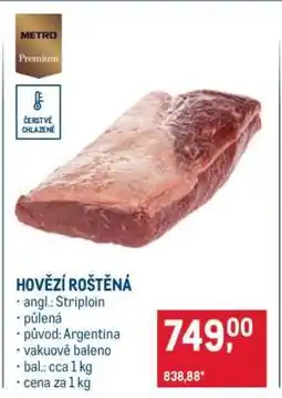 Makro Hovězí roštěná nabídka