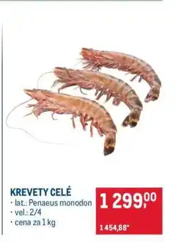 Makro Krevety celé nabídka