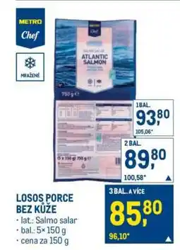 Makro Losos porce bez kůže nabídka