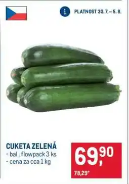 Makro Cuketa zelená nabídka