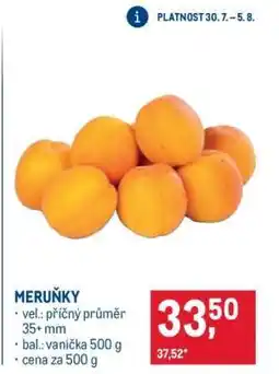 Makro Meruňky nabídka