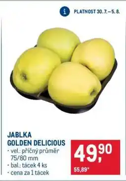 Makro Jablka Golden Delicious nabídka