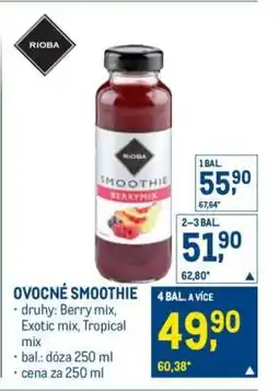 Makro OVOCNÉ SMOOTHIE nabídka