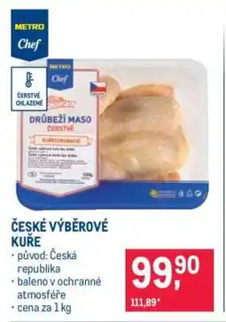 Makro ČESKÉ VÝBĚROVÉ KUŘE nabídka