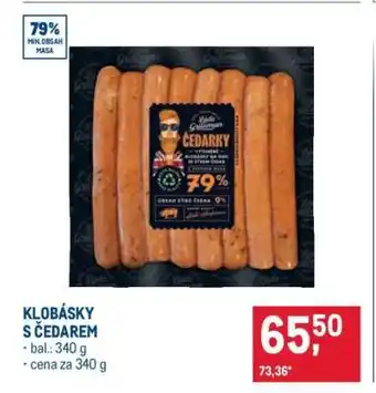 Makro KLOBÁSKY S ČEDAREM nabídka