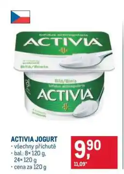 Makro Activia jogurt nabídka