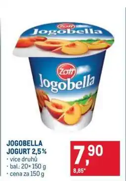 Makro Jogobella jogurt 2,5 % nabídka