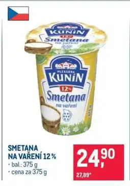 Makro Smetana na vaření 12% nabídka