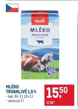 Makro Mléko trvanlivé 1,5 % nabídka