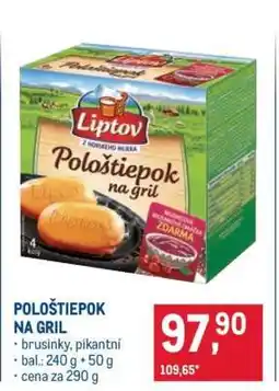 Makro Pološtiepok na gril nabídka