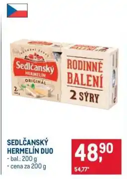 Makro Sedlčanský hermelín duo nabídka