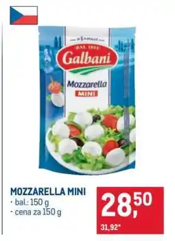 Makro Mozzarella mini nabídka