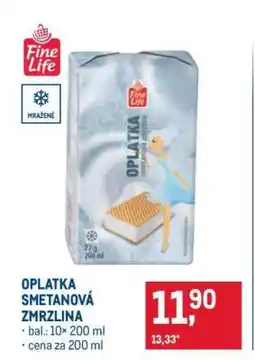 Makro OPLATKA SMETANOVÁ ZMRZLINA nabídka